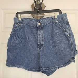 (688) Rivited by Lee Woman's Carpenters Shorts, Size: 16 P, Color: Blue